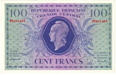 100 francs Marianne type 1943