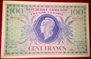 100 francs Marianne type 1943