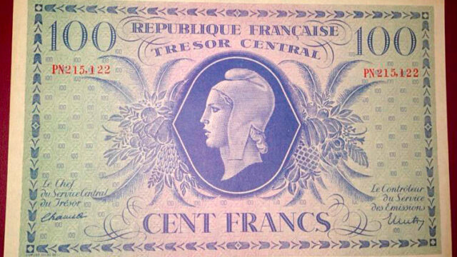 100 francs Marianne type 1943