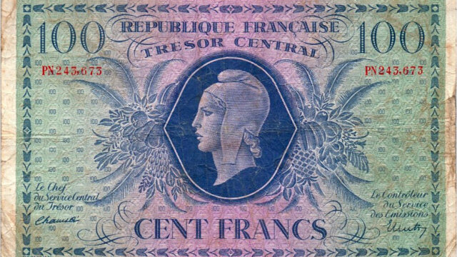 100 francs Marianne type 1943