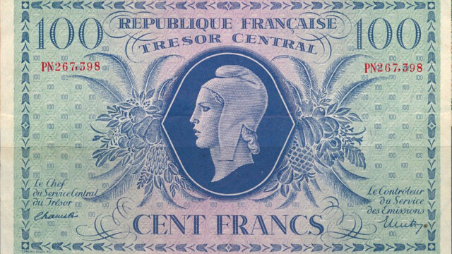 100 francs Marianne type 1943