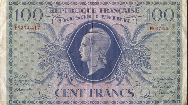 100 francs Marianne type 1943