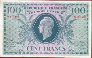 100 francs Marianne type 1943