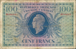 100 francs Marianne type 1943