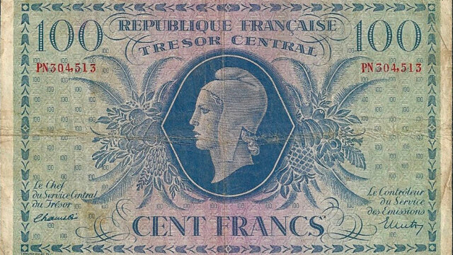 100 francs Marianne type 1943