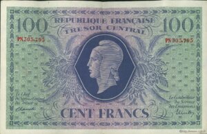 100 francs Marianne type 1943