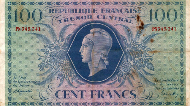 100 francs Marianne type 1943