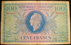 100 francs Marianne type 1943