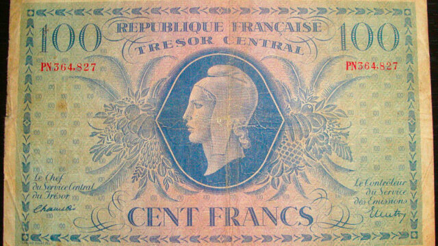 100 francs Marianne type 1943