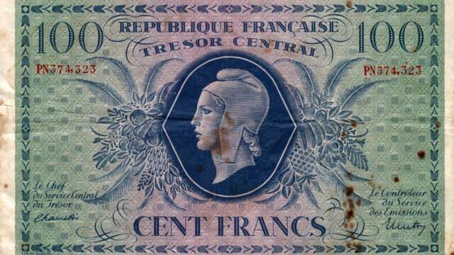 100 francs Marianne type 1943