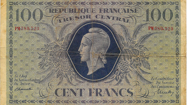 100 francs Marianne type 1943