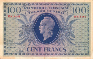 100 francs Marianne type 1943