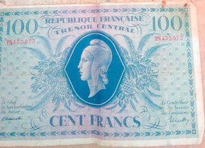 100 francs Marianne type 1943