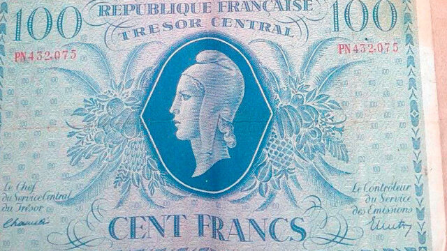 100 francs Marianne type 1943