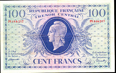 100 francs Marianne type 1943