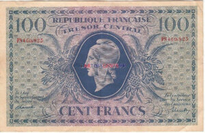 100 francs Marianne type 1943