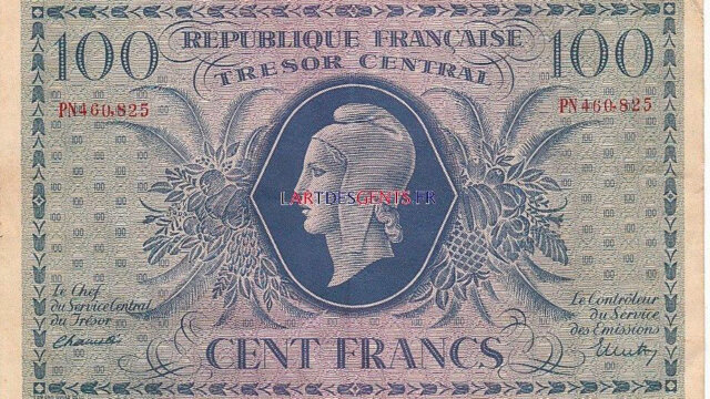 100 francs Marianne type 1943