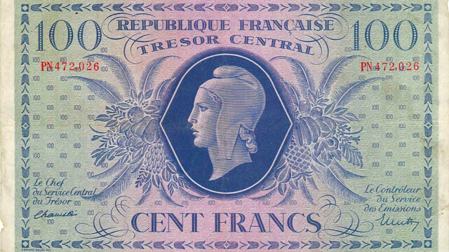 100 francs Marianne type 1943