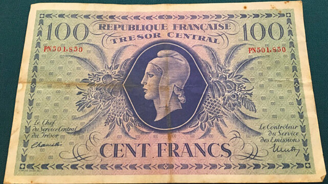 100 francs Marianne type 1943