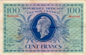 100 francs Marianne type 1943