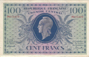 100 francs Marianne type 1943