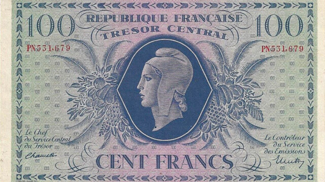 100 francs Marianne type 1943