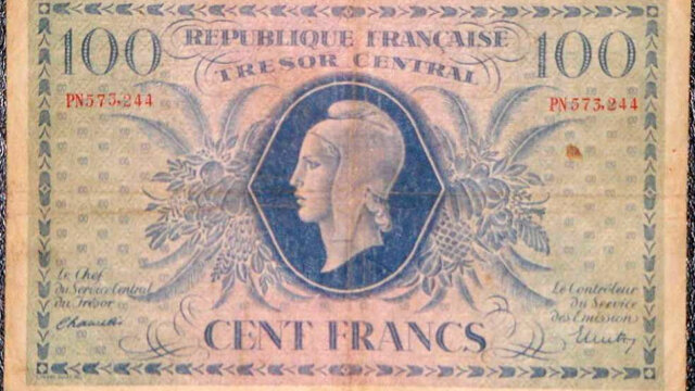 100 francs Marianne type 1943