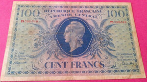 100 francs Marianne type 1943