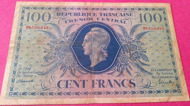 100 francs Marianne type 1943