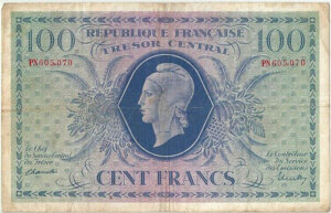 100 francs Marianne type 1943