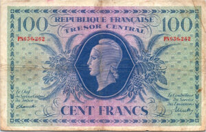 100 francs Marianne type 1943