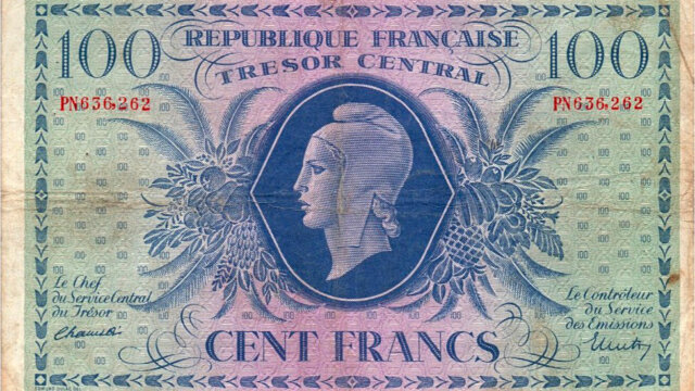 100 francs Marianne type 1943