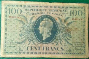 100 francs Marianne type 1943