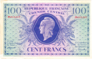 100 francs Marianne type 1943