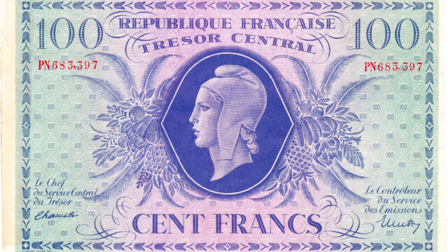 100 francs Marianne type 1943