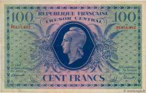 100 francs Marianne type 1943