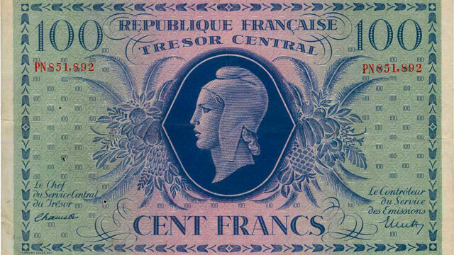 100 francs Marianne type 1943