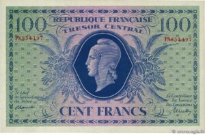 100 francs Marianne type 1943