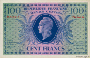 100 francs Marianne type 1943