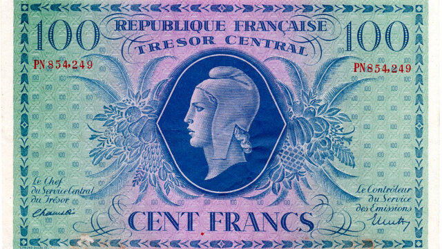 100 francs Marianne type 1943