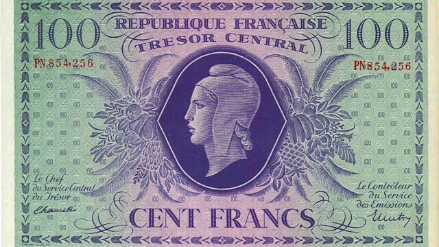 100 francs Marianne type 1943