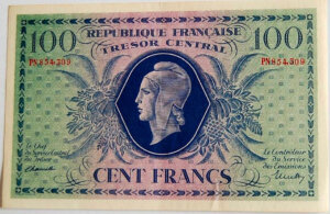 100 francs Marianne type 1943