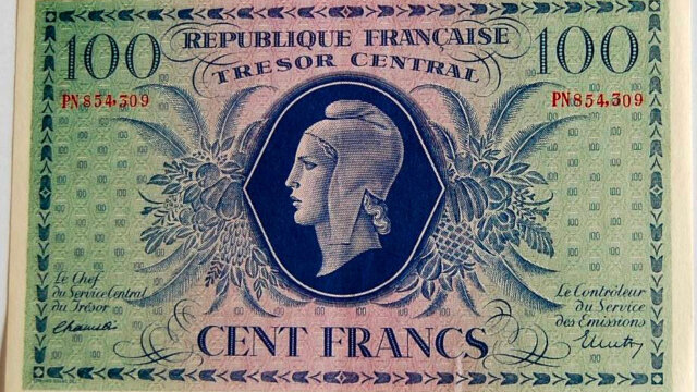 100 francs Marianne type 1943