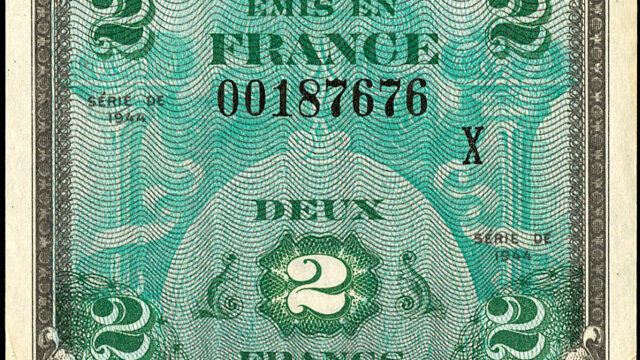 2 francs Drapeau type 1944