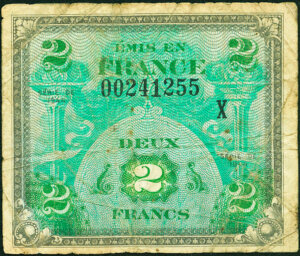 2 francs Drapeau type 1944