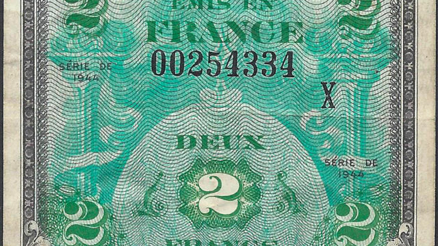 2 francs Drapeau type 1944