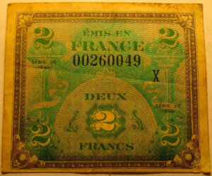 2 francs Drapeau type 1944