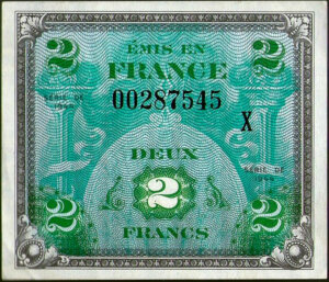 2 francs Drapeau type 1944