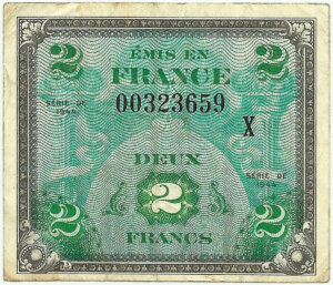 2 francs Drapeau type 1944