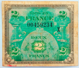 2 francs Drapeau type 1944